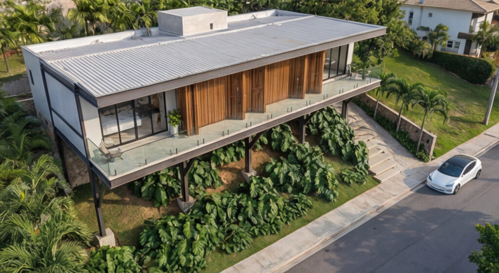 Projeto Casa Estrutura Metálica a 02