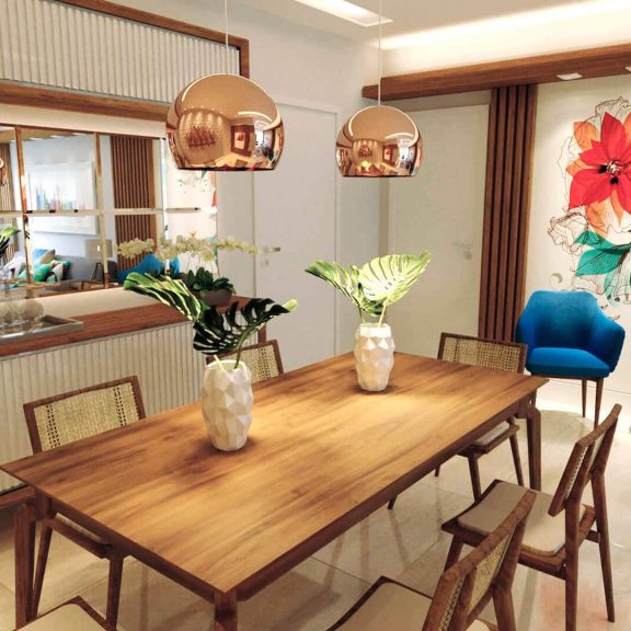 CD-sala-imagem-flores-parede-estar-jantar-clean-moderna-elegante_parede-flores-pendnete-cobre-2-qmtm5gmk6kwhyu6o8nxam862y0h74hx31p54tzl5kw Pisos Vinílicos - Escolha o Seu Favorito para Sua Casa