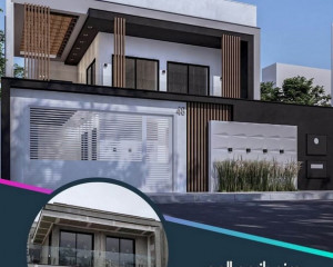 Projeto de reformas retofit de fachadas trasnformação para Contemporânea Barra da Tijuca Fachadas moderna